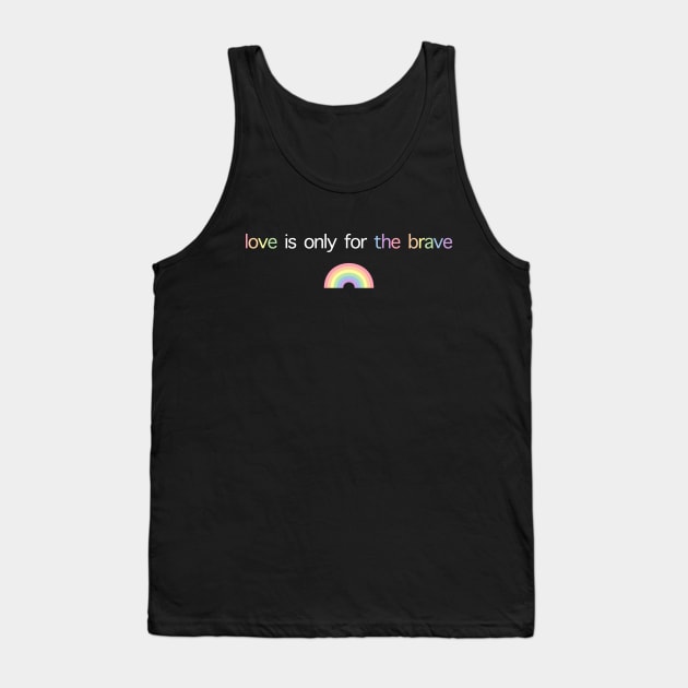 Brave Louis Tomlinson Rainbow Tank Top by xxkristen